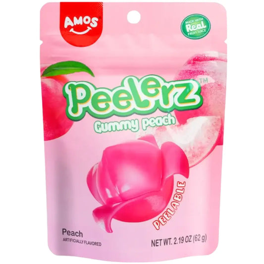 Amos Peelerz Peach 6 oz